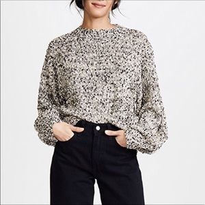 Anthro (Moon River) Marbled Knit Sweater